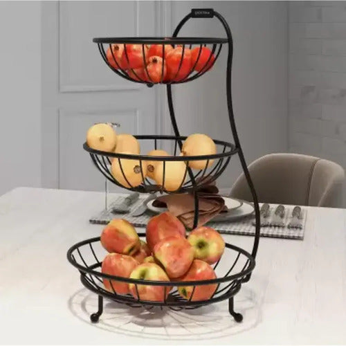 3-Layer Iron Fruit Basket