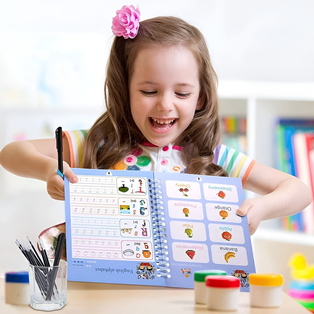 Magic Practice Copybook Set Of 4 Reusable Books