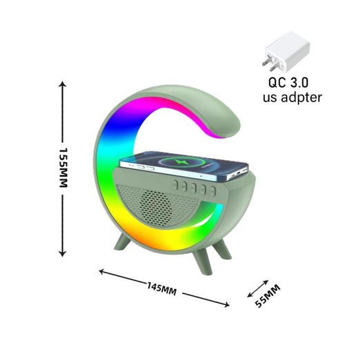 G-Shape LED Wireless Charging Speaker Lamp