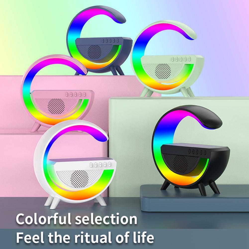 G-Shape LED Wireless Charging Speaker Lamp