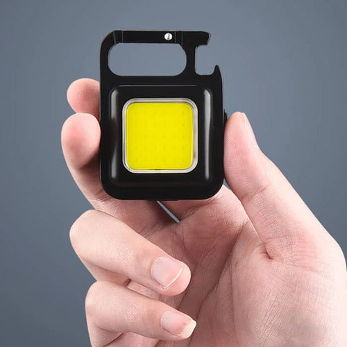 COB Rechargeable Keychain Flashlight