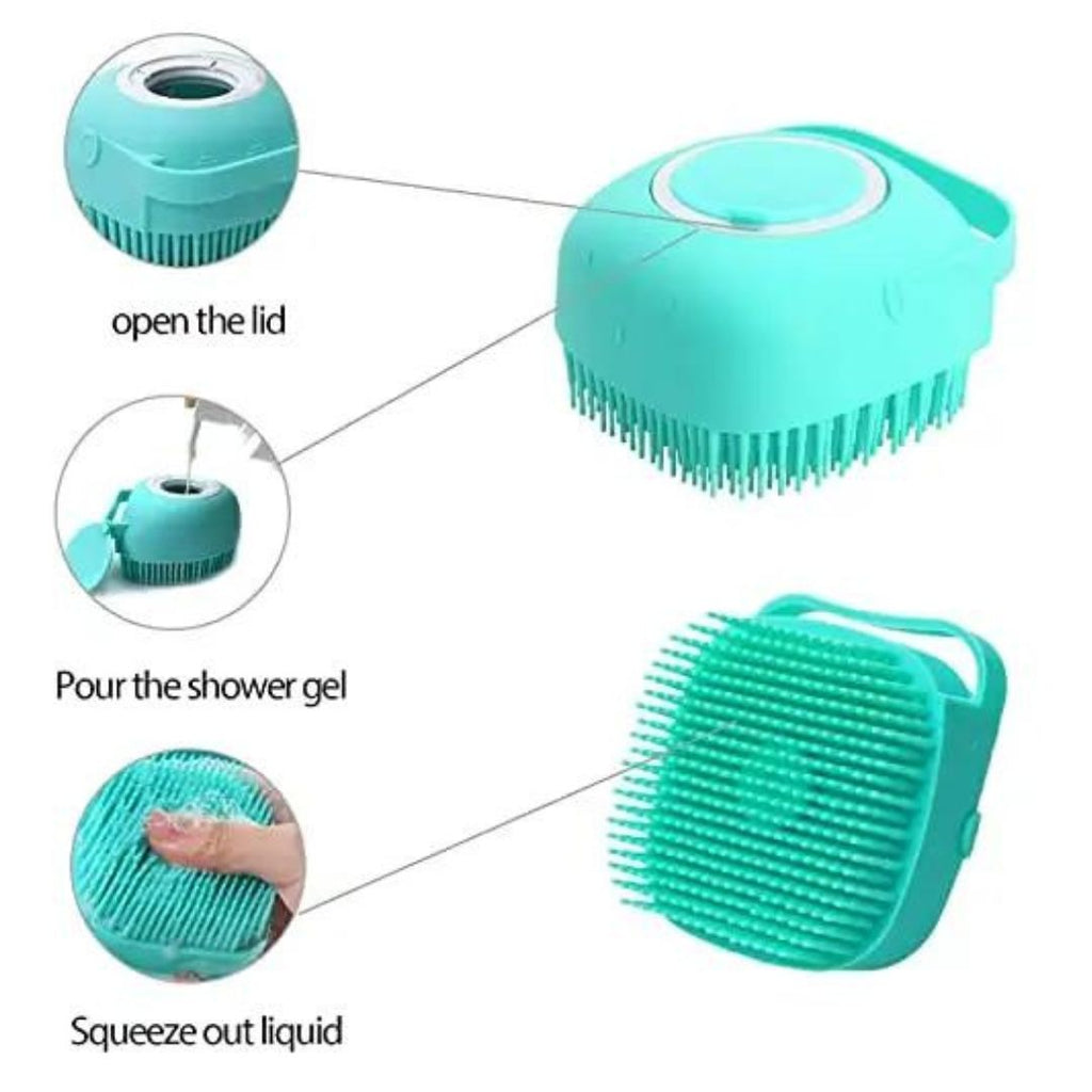 Soft Silicon Bath Scrubber Brush
