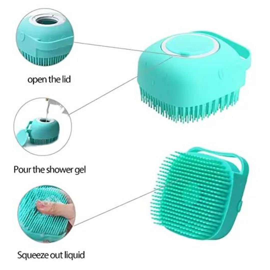 Soft Silicon Bath Scrubber Brush