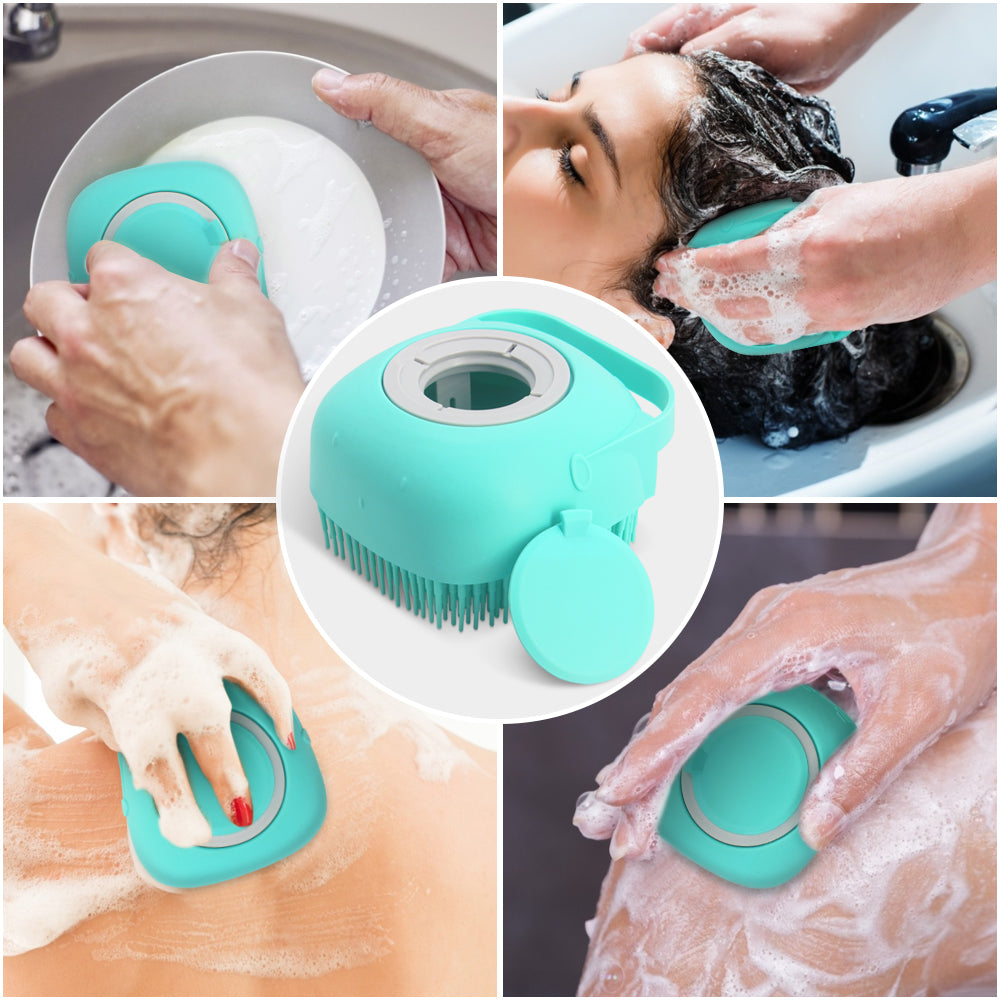 Soft Silicon Bath Scrubber Brush