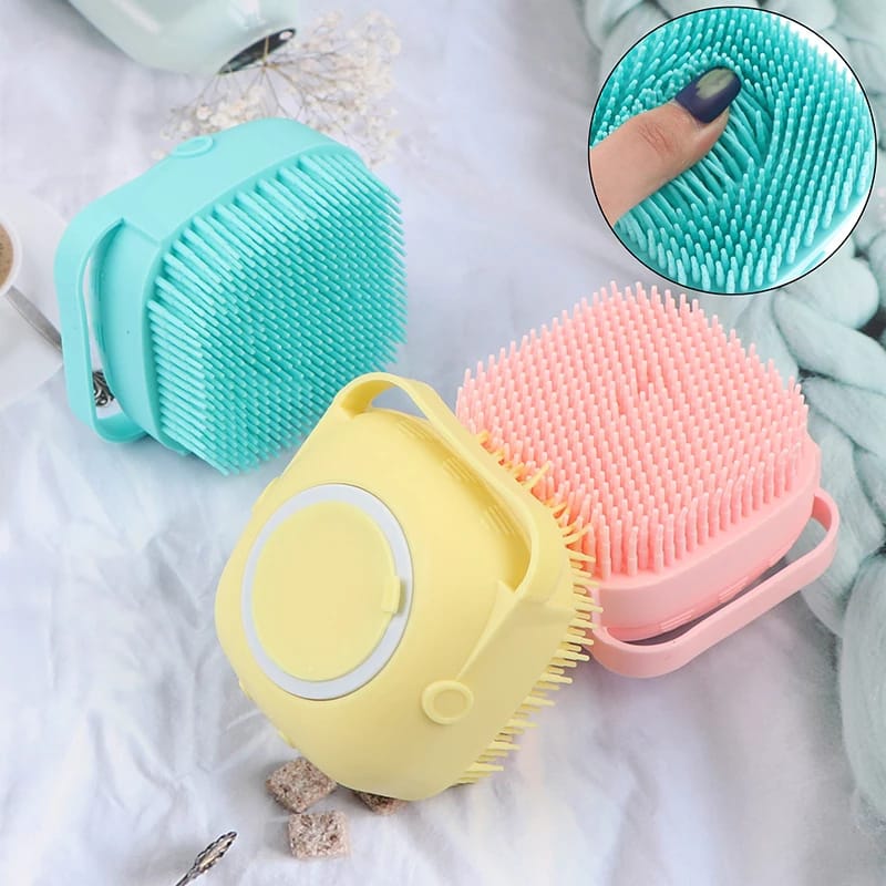 Soft Silicon Bath Scrubber Brush